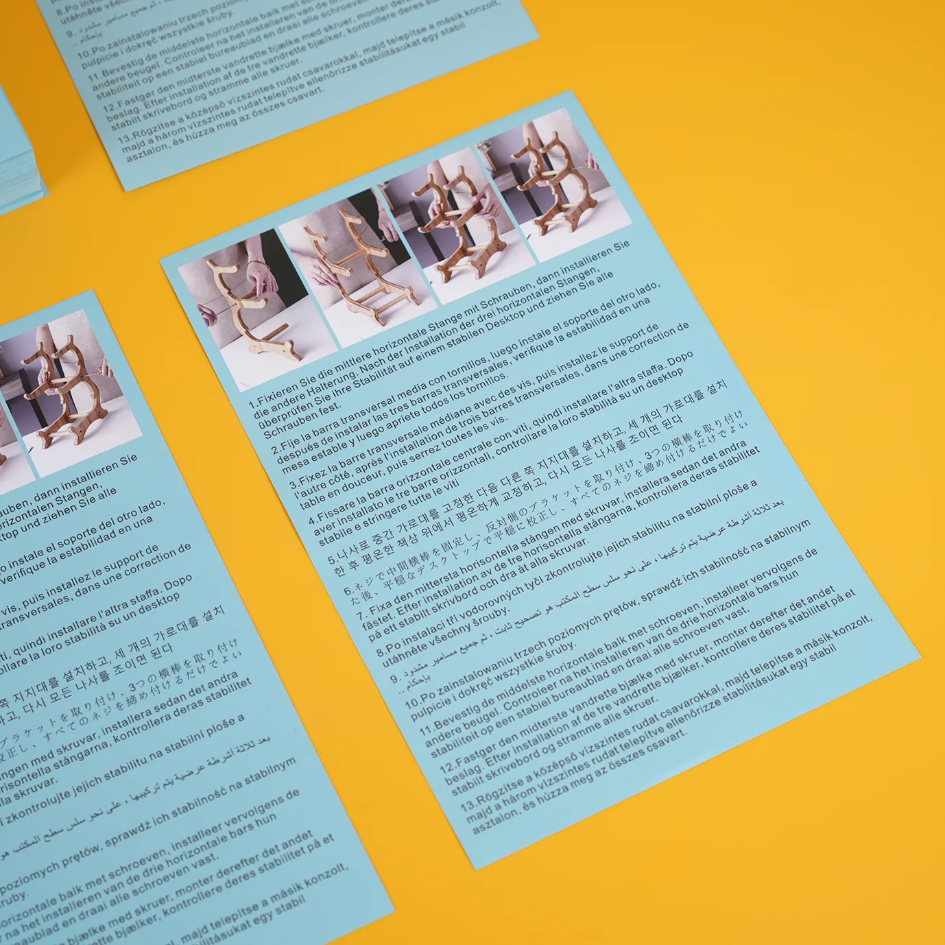 100pcs A4 Custom Flyer Printing High-Quality Glossy Cardstock Promotional Leaflets for Business Marketing Events