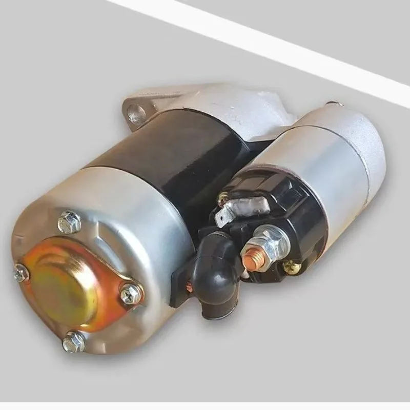 Single cylinder air-cooled diesel engine electric starter motor 1.4KW starter motor generator micro tiller water pump