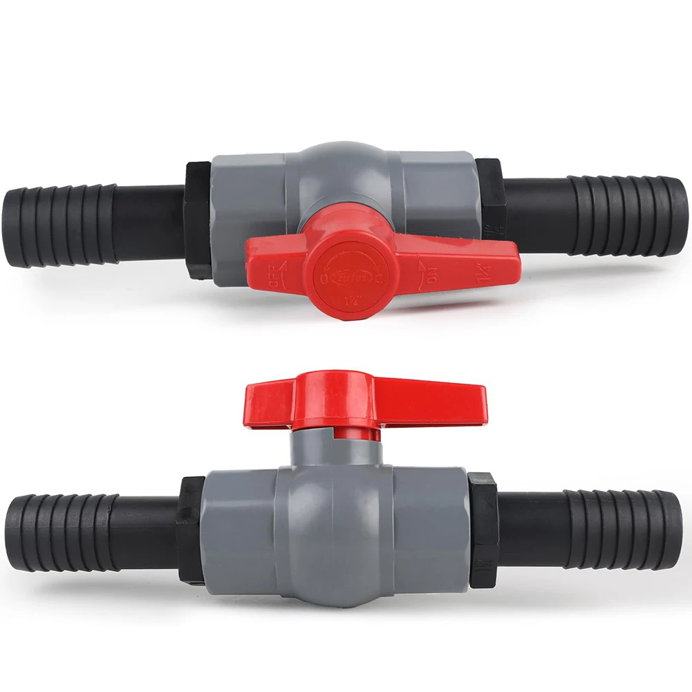 Irrigation Valve Hose Connector Valve Barbed Hose Connector Easy Installation High-Quality PVC Secure Connection
