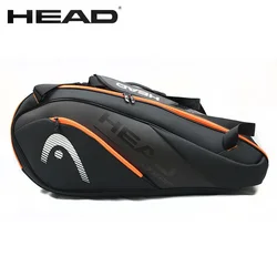 HEAD-Bolsa de raquetas de Tenis para hombre y mujer, de gran capacidad Mochila deportiva, 9 raquetas de bรกdminton, Tenis, Squash pรกdel, 6 piezas