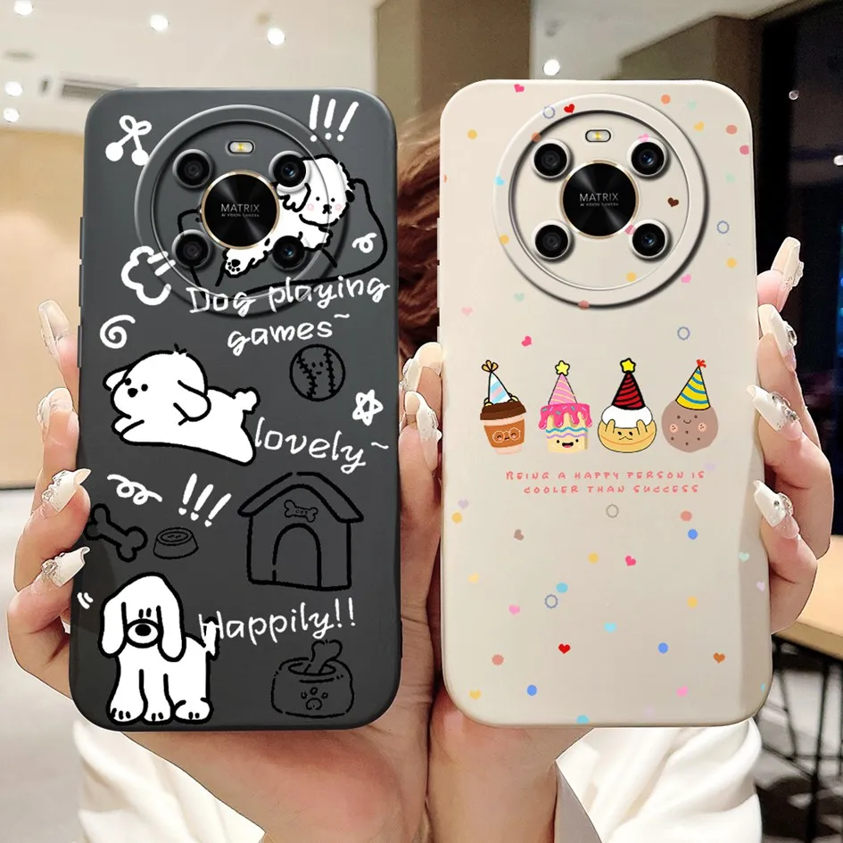 For Honor Magic4 Lite Case ANY-LX1 LX2 LX3 Shockproof Cover Cute Cartoon Soft Silicone Phone Case For Honor Magic 5 6 Lite Coque