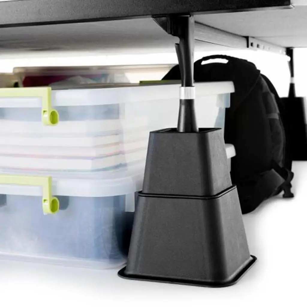Raised Bed Storage Expand Adjustable Bed Riser Heavy Duty Furniture Lifter for King Size Bed Frame Platform