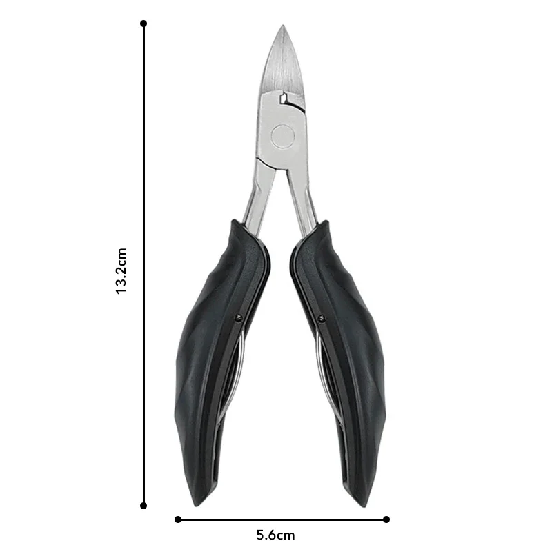 1 pz tagliaunghie unghie incarnite spesse lama curva affilata grandi forbici per unghie pinze per aquila strumenti per Pedicure