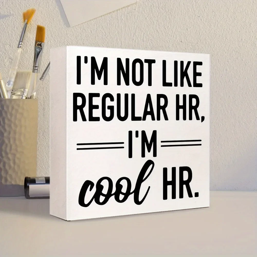 1pc, Country Humor Human Resources Canvas Prints Wall Art Decor Desk Sign I'm  Cool HR Poster Artwork Home Office Decor Decor