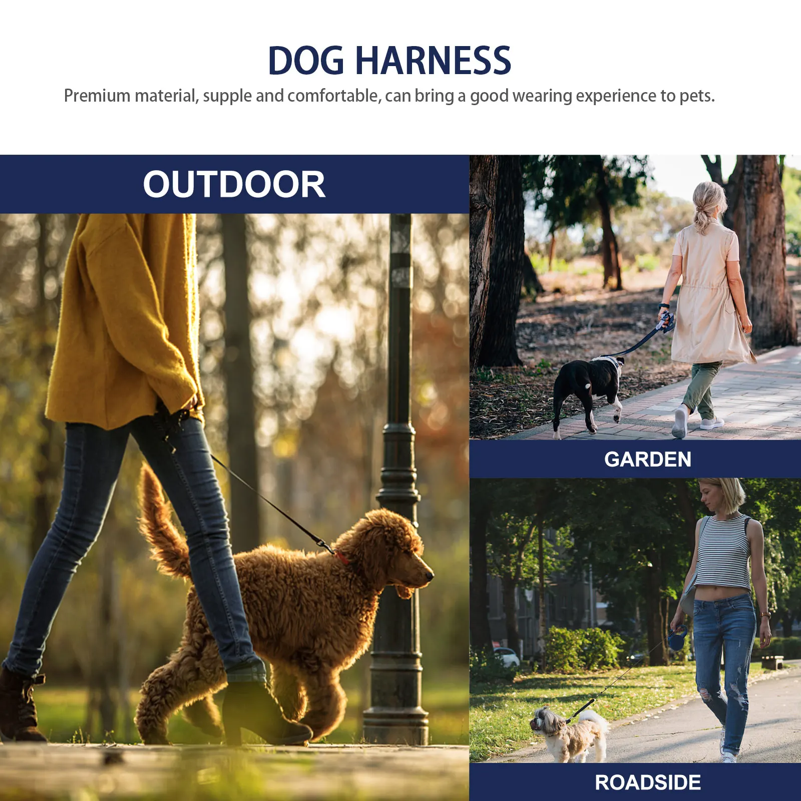 

1 set 1 Set Vest Kit Nylon Outdoor Vest Puppy Leash Dog Walking Harness Pet Traction Harness Dog Leash Set Pet Walking Supplies