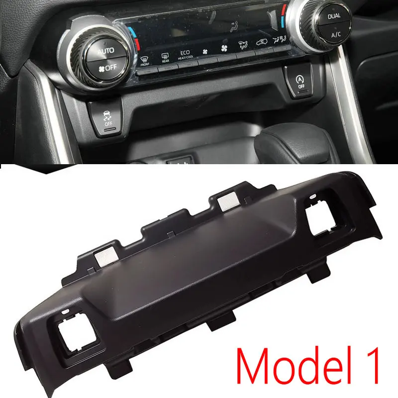 Apply to  RAV4 2019-2022 dashboard trim panel Start stop seat heating switch frame OFF switch base