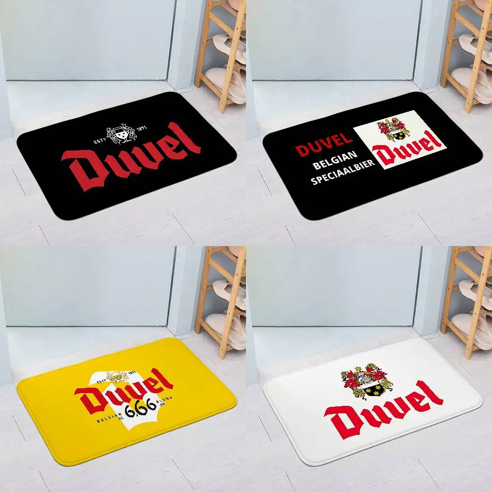 D-Duvels-Beer Floor Mats Home Laundry Rug Carpet For Living Room Decor Lounge Area Anti-slip Foot Mat Entrance Doormat