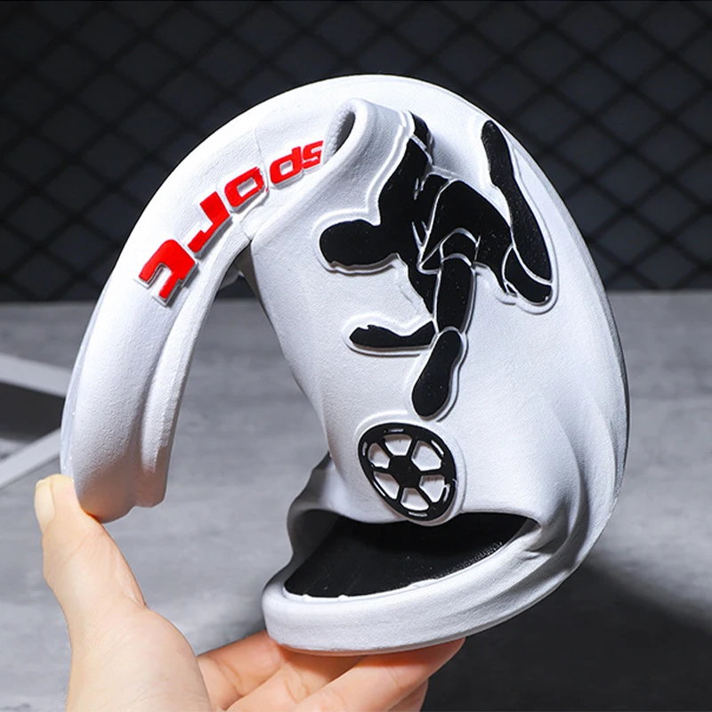 2024 Men's slippers Summer Sports Outdoor Wear-Resistant Sandals Couples Thicken Anti-slip Beach Shoes Bathroom Home Flip Flop