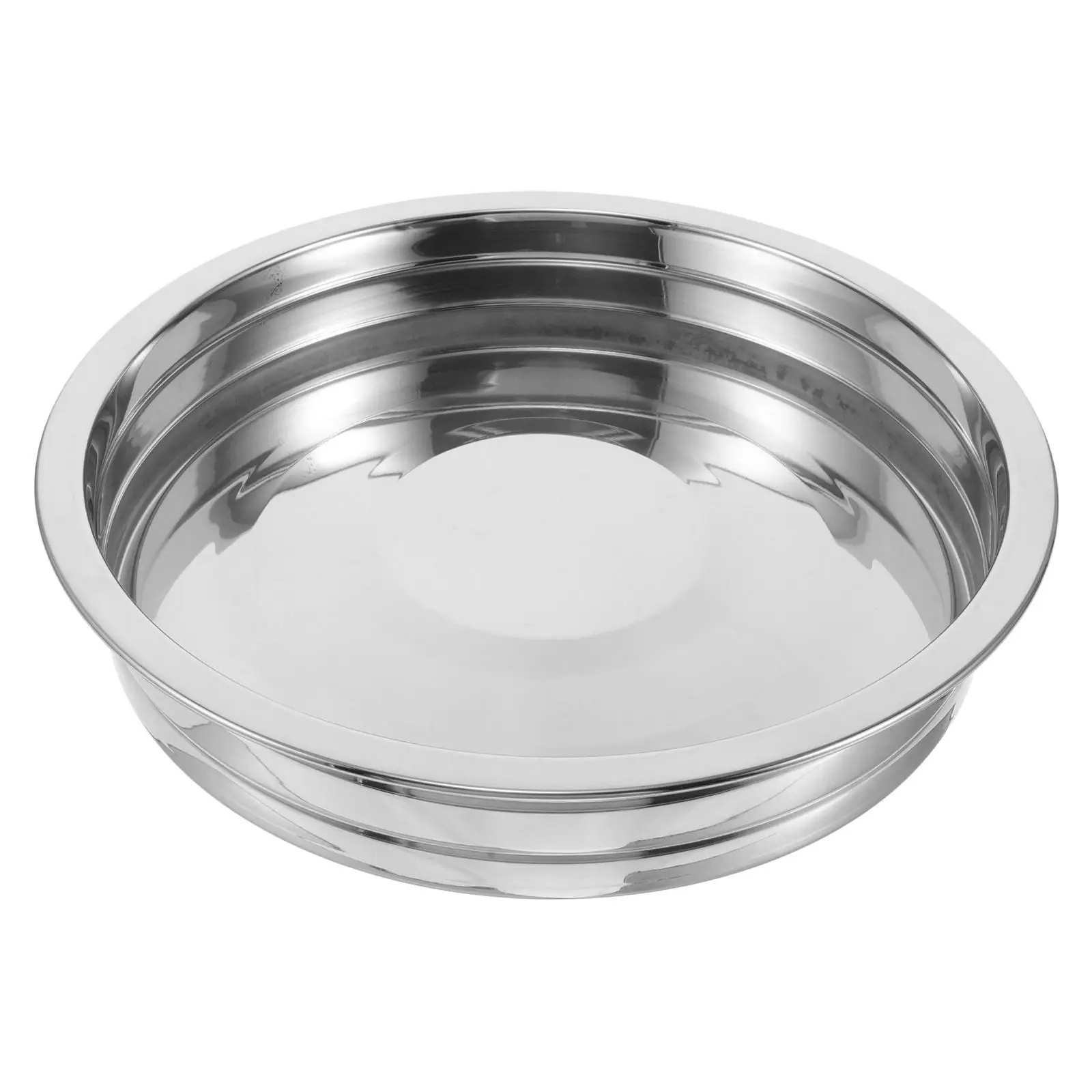 

Communion Bread Tray Pie Plate Metal Pan for Baking with Cover Stainless Steel Plates Religious Table Decor Kitchen Barware Set