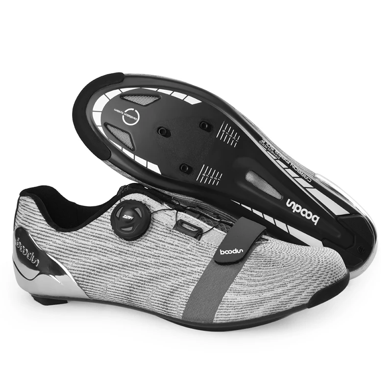 

Cycling Shoes Carbon Fiber Road Bike Cycling Shoes Breathable SPD Compatible Bicycle Racing Shoes
