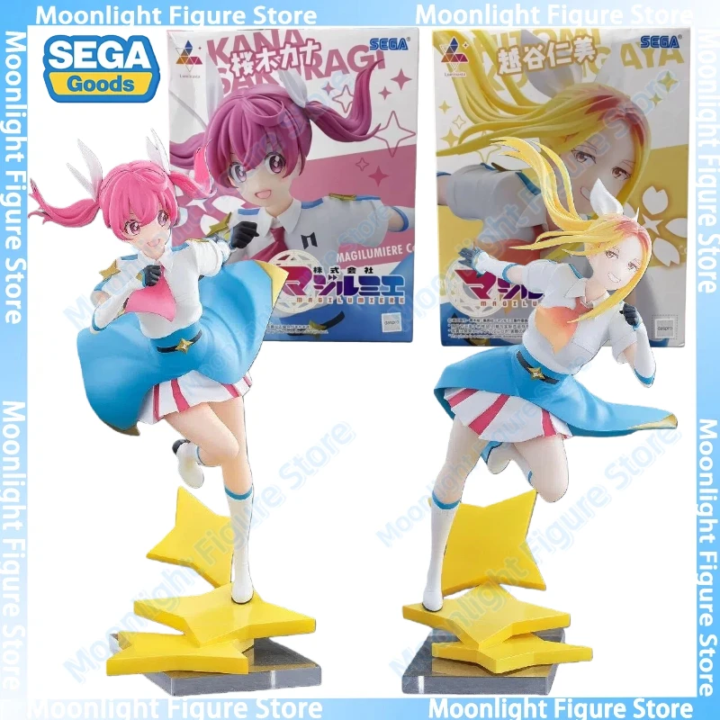 

In Stock SEGA Luminasta Sakuragi Kana Hitomi Koshigaya Desktop Cute Doll Anime Action Figure Toy Gift Model Collection