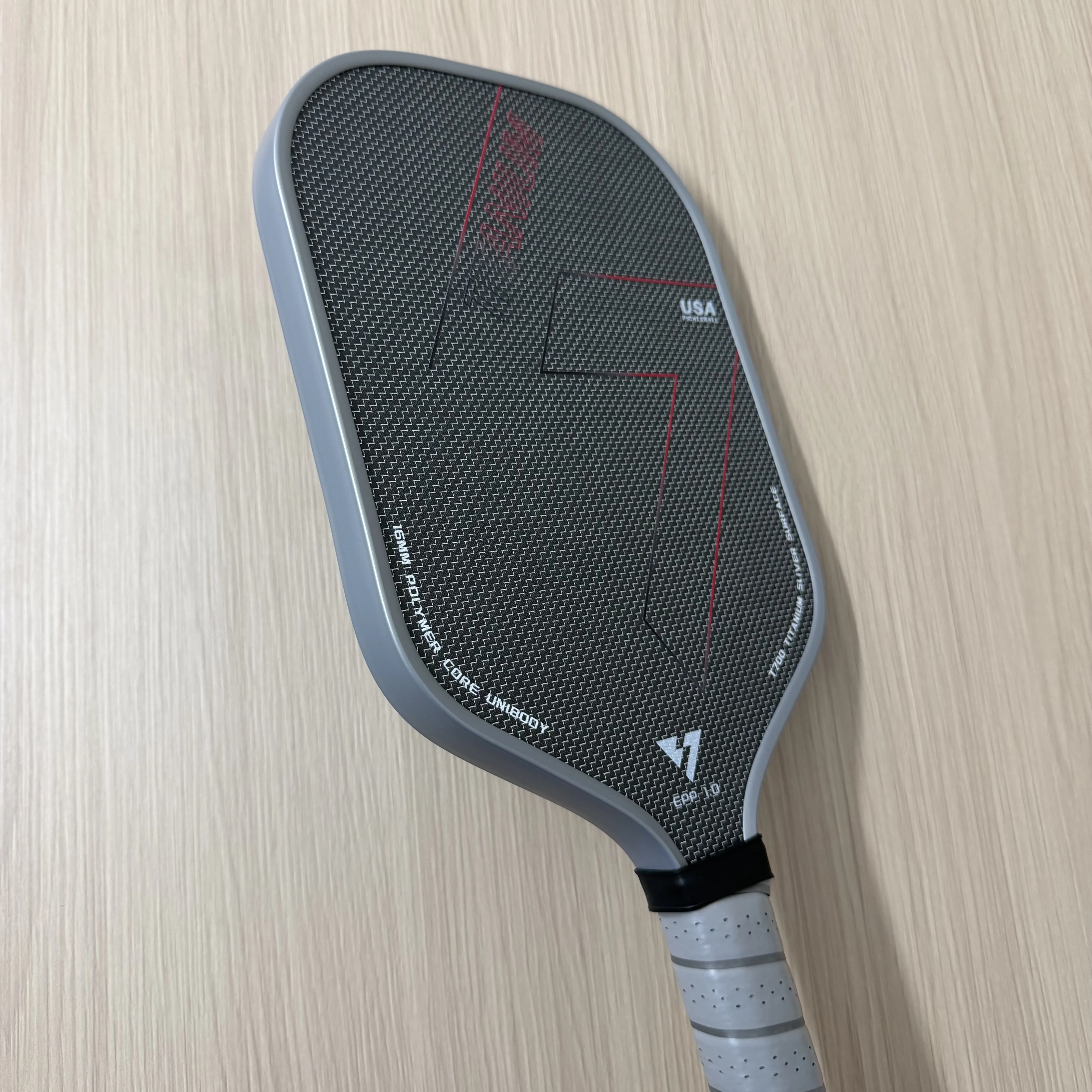 GEN6.0-EPP Inner Core EVA Power Ring Titan Silberfaden Kohlefaser-Muster Badminton Pickleball Schläger Hohe Elastizität – Detail 6