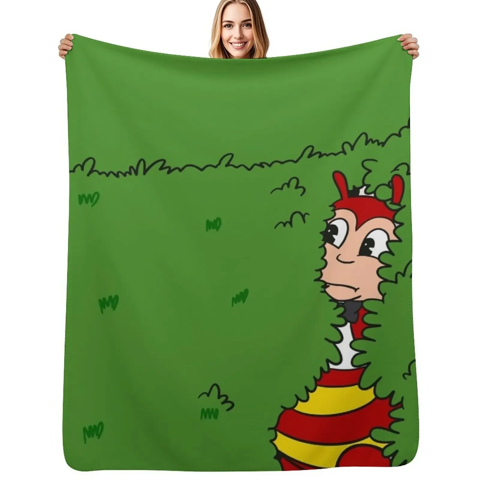 

JOLLIBEE BUSH MEME PARODY PINOY SHOWER CURTAIN Throw Blanket Decoratives for sofa Luxury St Blanket