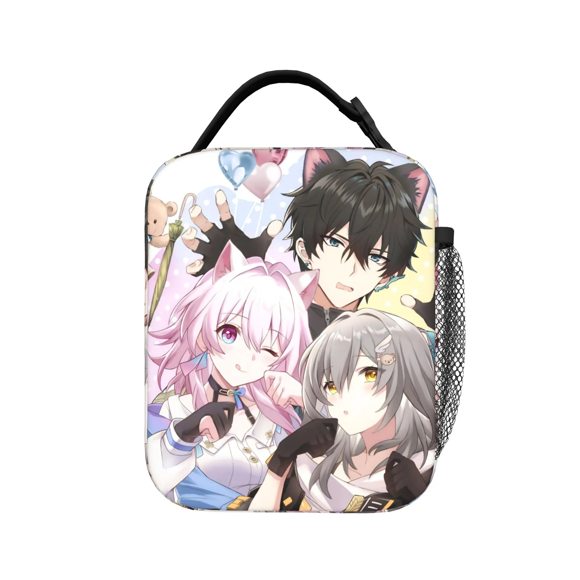 Honkai Star Rail Insulated Lunch Bag for Men Women  Food Container Portable Cooler Thermal Bento Box For Work