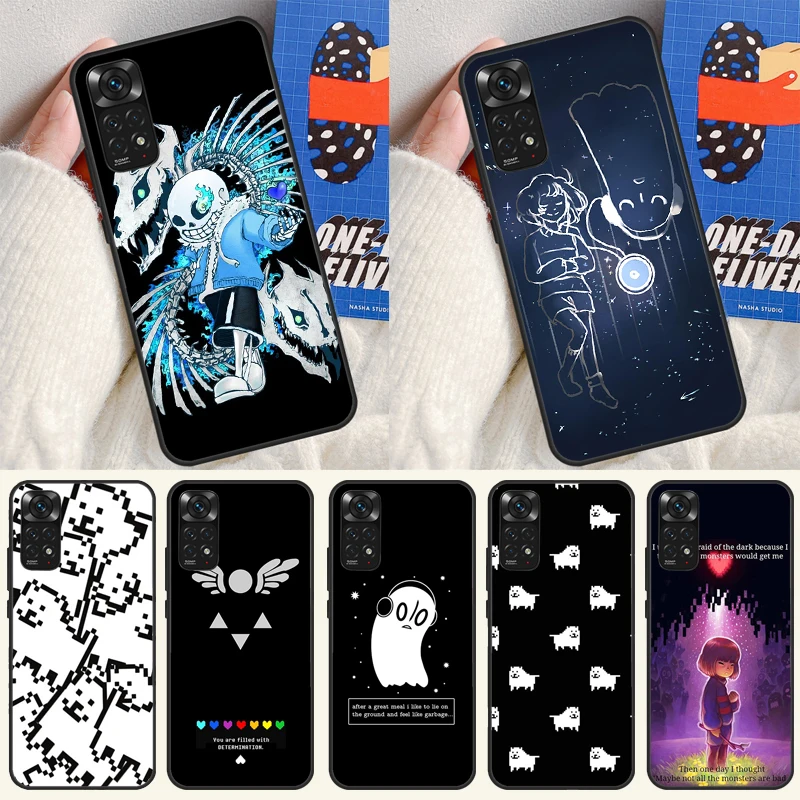 Game Undertale Case For Xiaomi Redmi Note 12 11 9 8 10 Pro Note 12S 11S 9S 10S Cover For Redmi 12C 9C 10C