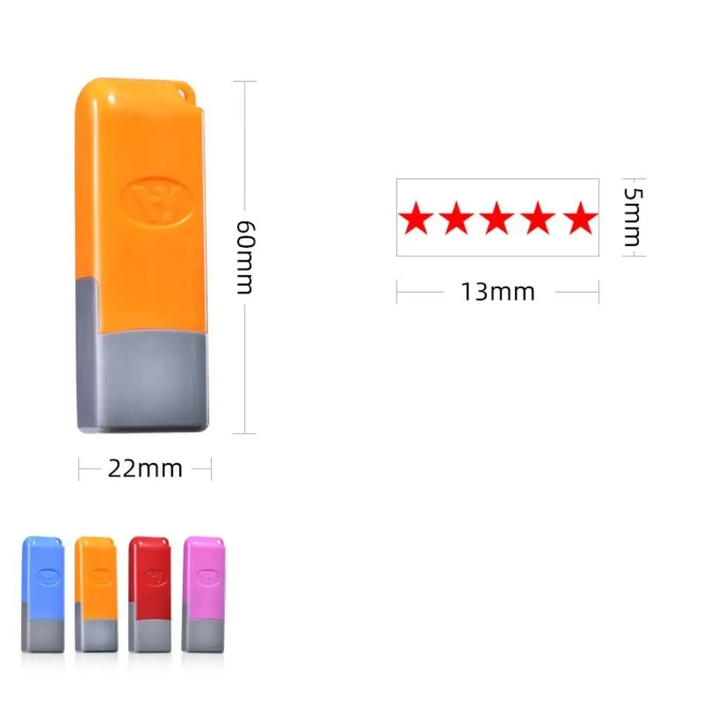 Time Saving Teacher Review Stamp Self Inking DIY Star Grading Stamp Encouraging Positive Review Reviews Rating Star Stamp