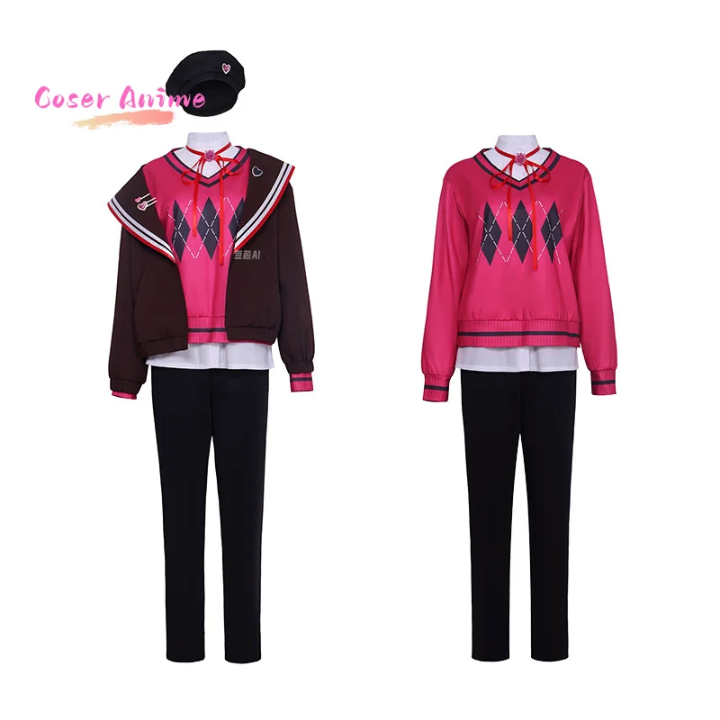 ゲームプロジェクトセカイ カラフルステージ！ 青柳桃夜コスプレ衣装制服ハロウィンカーニバルパーティークリスマスプレイ役割服血餅