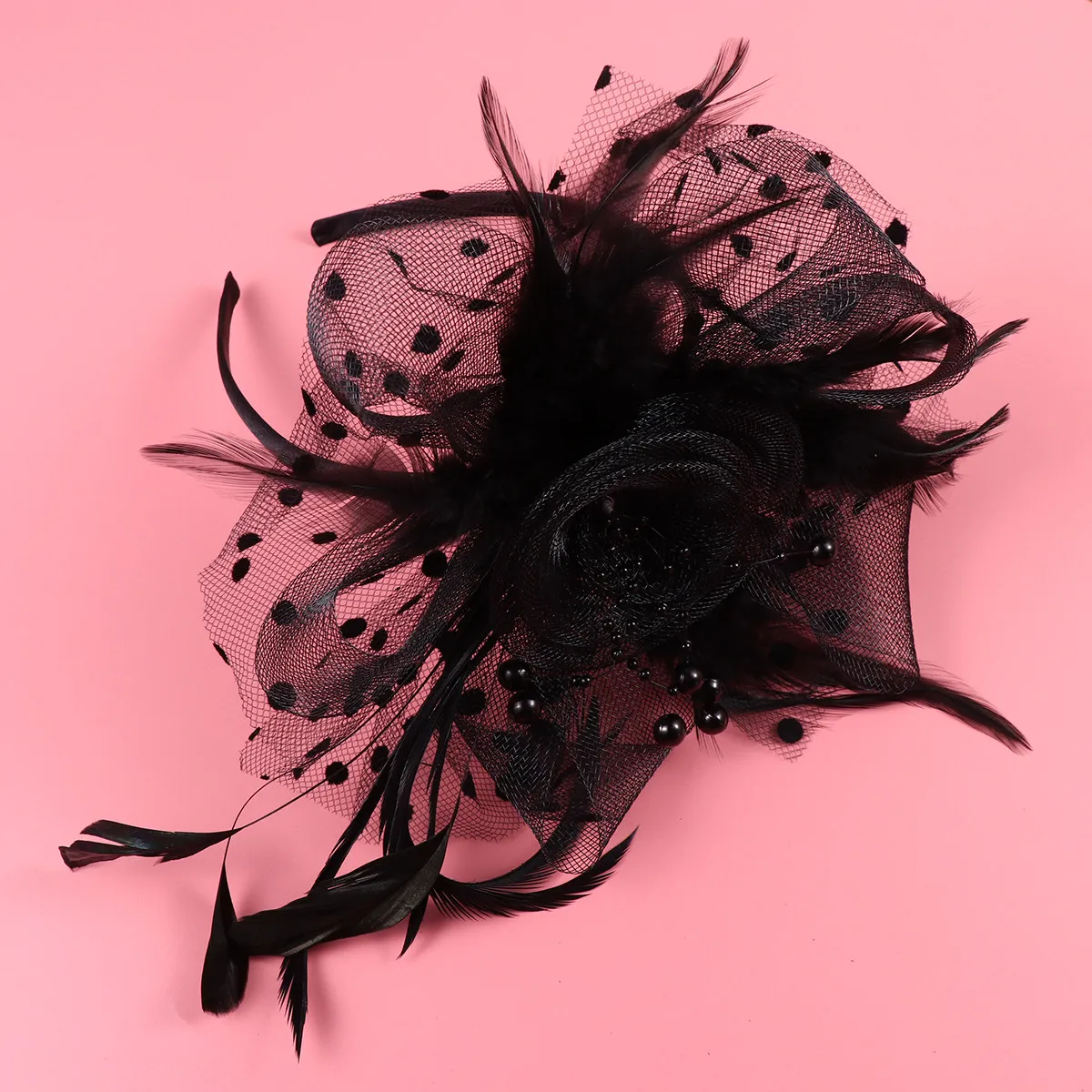 1Pcs Gauze Hair Band Soft Skin Friendly Non Slip Party Headdress Performance Hair Band Decorative Photo Prop Cosplay