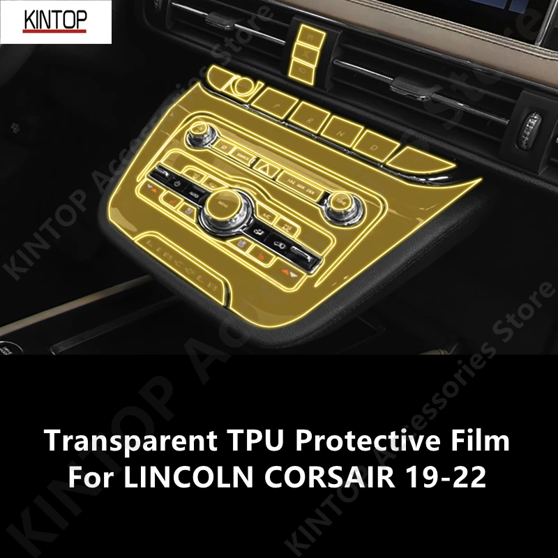 

For LINCOLN CORSAIR 19-22 Car Interior Center Console Transparent TPU Protective Film Anti-scratch Repair Film Accessories Refit