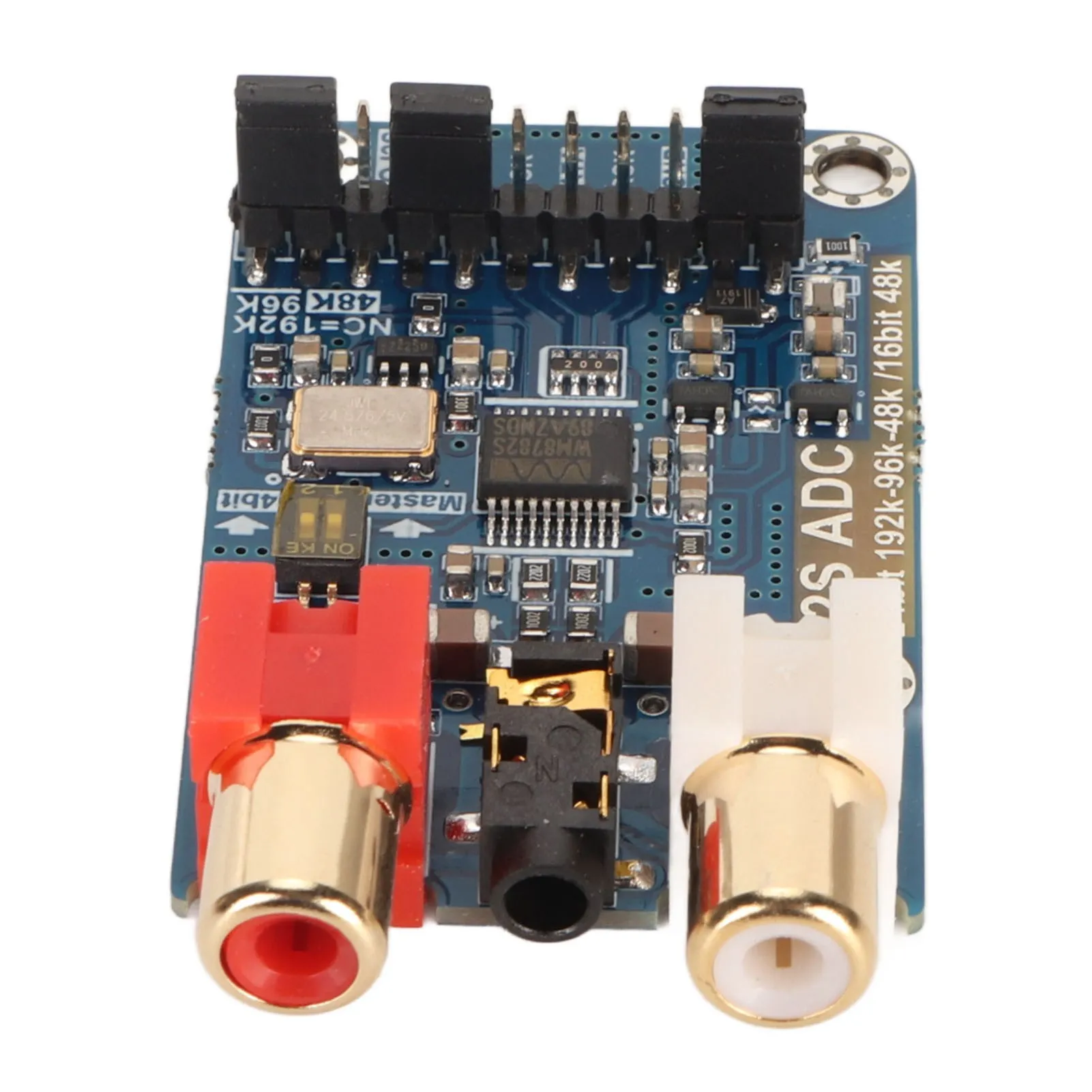 High Precision I2S ADC Audio I2S Capture Card Module Master Slave Mode Development Board Lossless Digital Audio I2S ADC Decoder