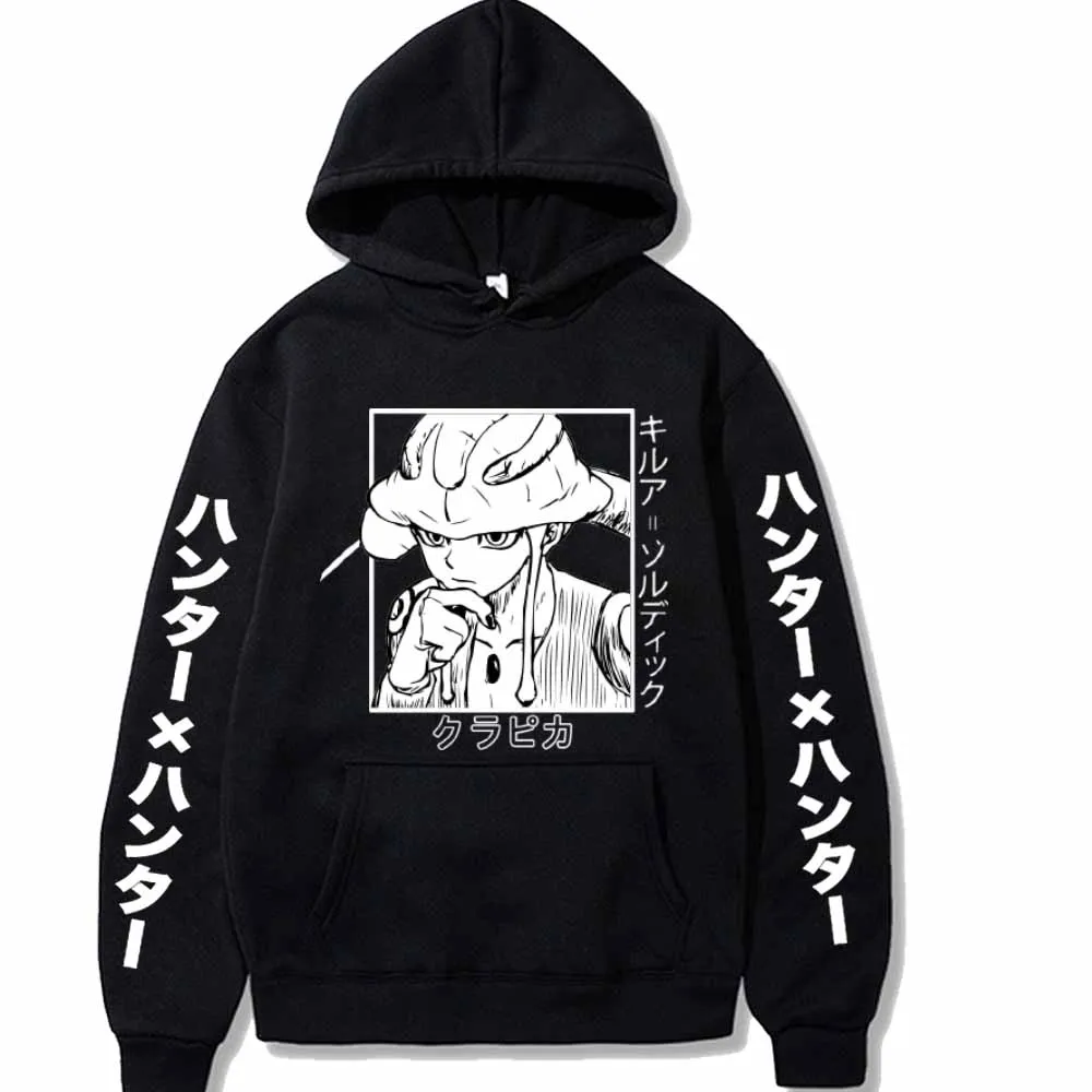 Y2k Vintage Mang Meruem Hooded Anime Hunter X Hunter Hoodies Sweatshirts Men Women Aesthetics Tops Casual Streetwear Sweatshirt