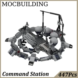 Command Station Display Model MOC Building Block Bricks Construction Toys Birthday Gift