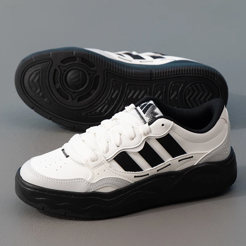 Adidas Men's Sports Shoes, White Shoes, Comfortable and Breathable Casual Shoes, Student Low-Top Sneakers Kh9022