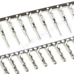 200Pcs(=1Pack) (connectors|dupont) 2.54mm Female + Male Pins Long Dupont Head Reed/plug, jumper wire cable