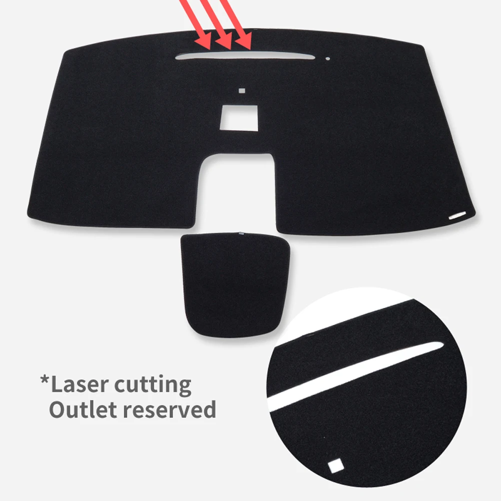 for MITUBIST DELICA D:5 D5 Car Dashboard Mat Accessories 2007 - 2023 Sun Protection Protective Pad