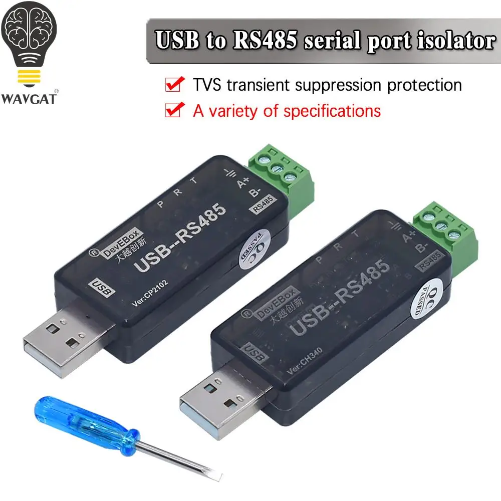 NOWY port szeregowy USB na RS485 klasy przemysłowej CH340 CP 21021500 Odległość transmisji VRms do 1200 metrów przetestowana poniżej 9600 b/s