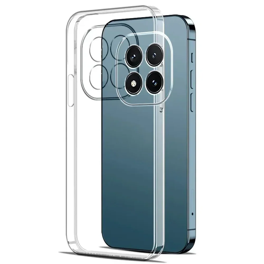 Luxuriöse klare weiche Hülle für Xiaomi Redmi Note 14 13 12 Pro Plus 12S 5G Redmi Note 10 11 Pro 9S 10S 11S Hülle Silikonhülle