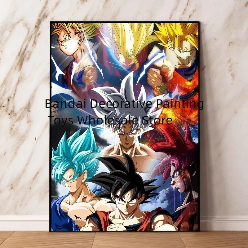 Klassieke Vintage Japanse Anime Bandai Dragon Ball Foto 'S Decoratie Schilderijen Poster Hd Prints Muur Interieur Canvas Schilderij