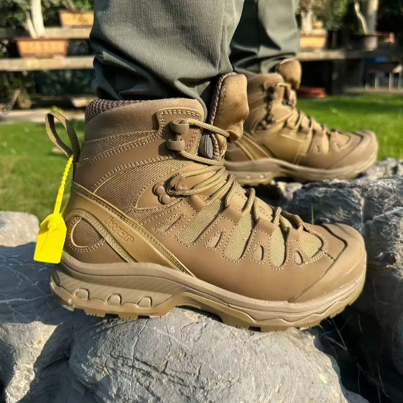 

Original Brand Comfortable Anti Slip Outdoor Hiking Shoe Designer Mid-Top Trekking Boots Top Quality Wearable Trekking Sneakers