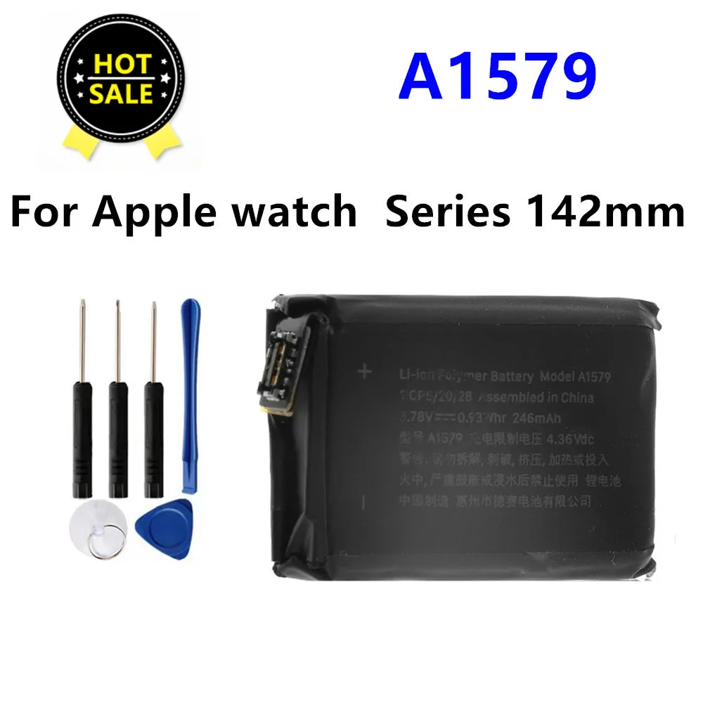 A1579 Battery For Apple Watch Series 1 42mm A1579 A1554 A1803 246mAh + Free Tools