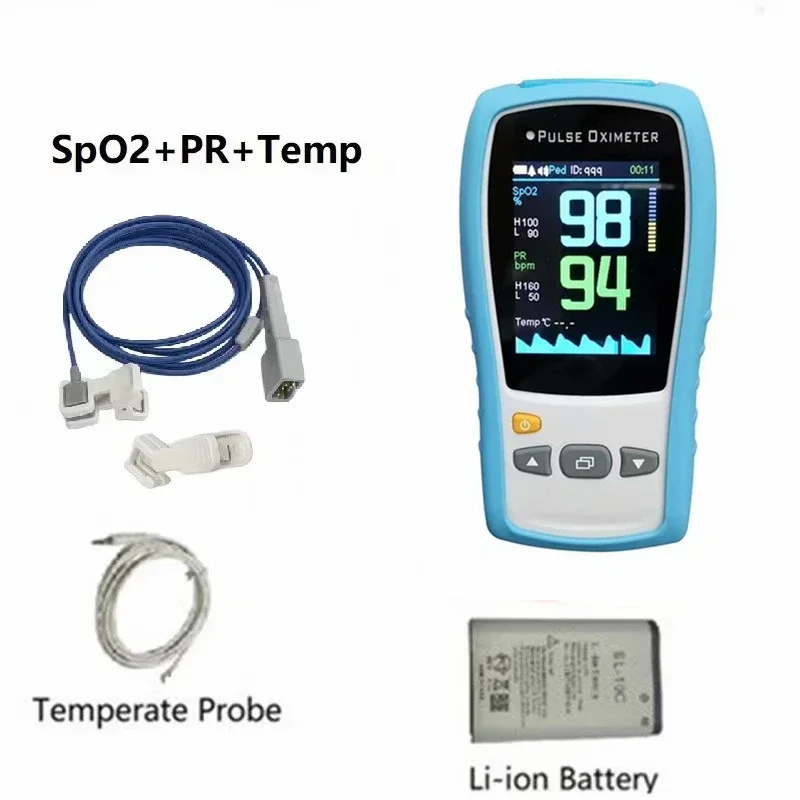 

Animal Pet Cat Dog SPO2 PR TEMP 2.8Inch Handheld Veterinary Pulse Oximeter