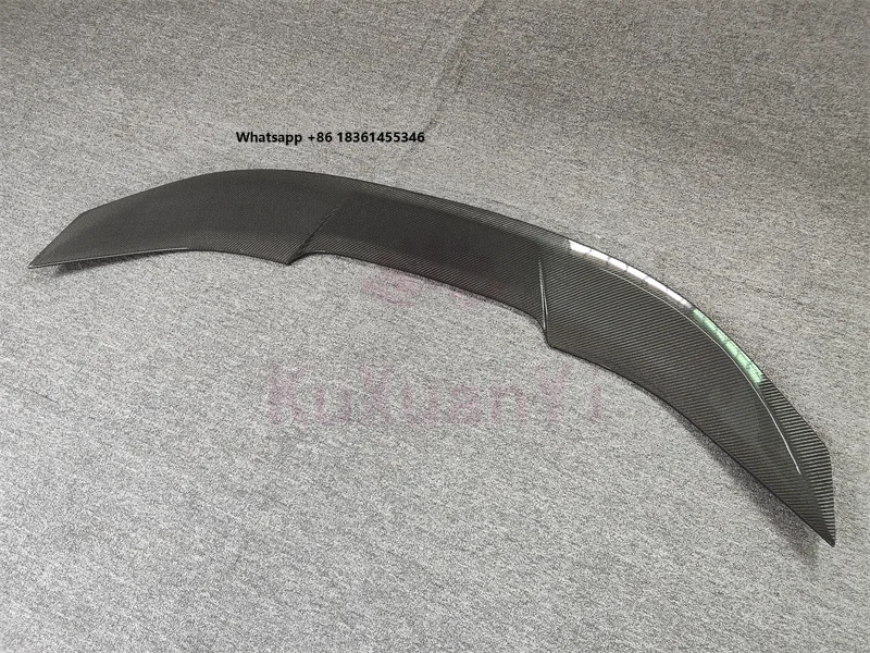 

for 488 Body Kit Front Bumper Edge Side Skirts Rear Diffuser High Quality Carbon Fiber V-style Rear Spoiler