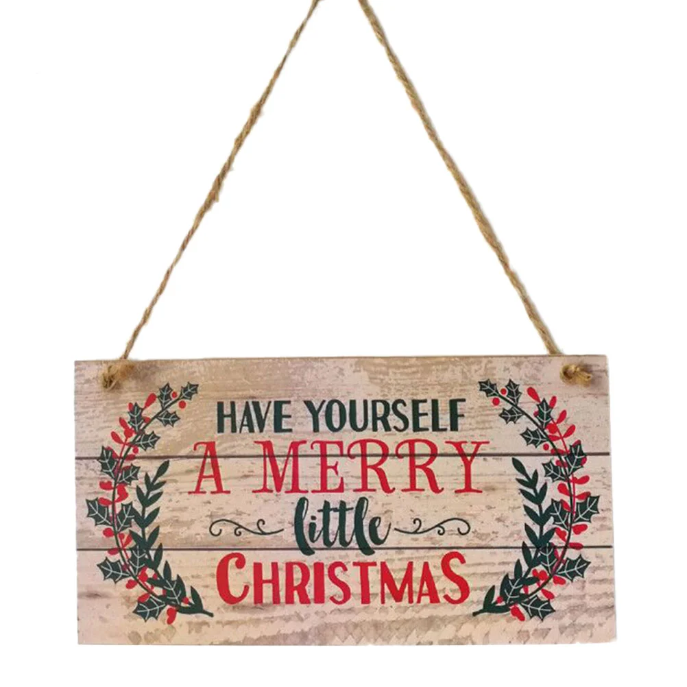 

Christmas Hanging Ornament Decor Door Decoration Tabletop Tree Musical House Number