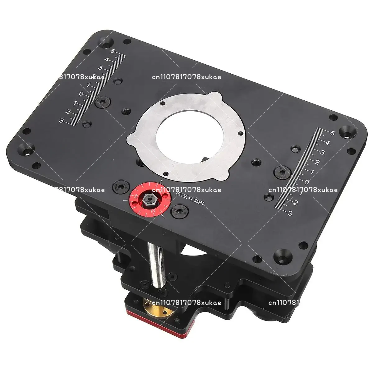 Router Lift for 65mm 69mm Wood Router Table Set Up Lift with Plate Precision Woodworking Tool