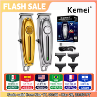 Kemei KM-1949 Pro electric barber full metal professional hair trimmer for men beard hair clipper finishing hair cutting machine