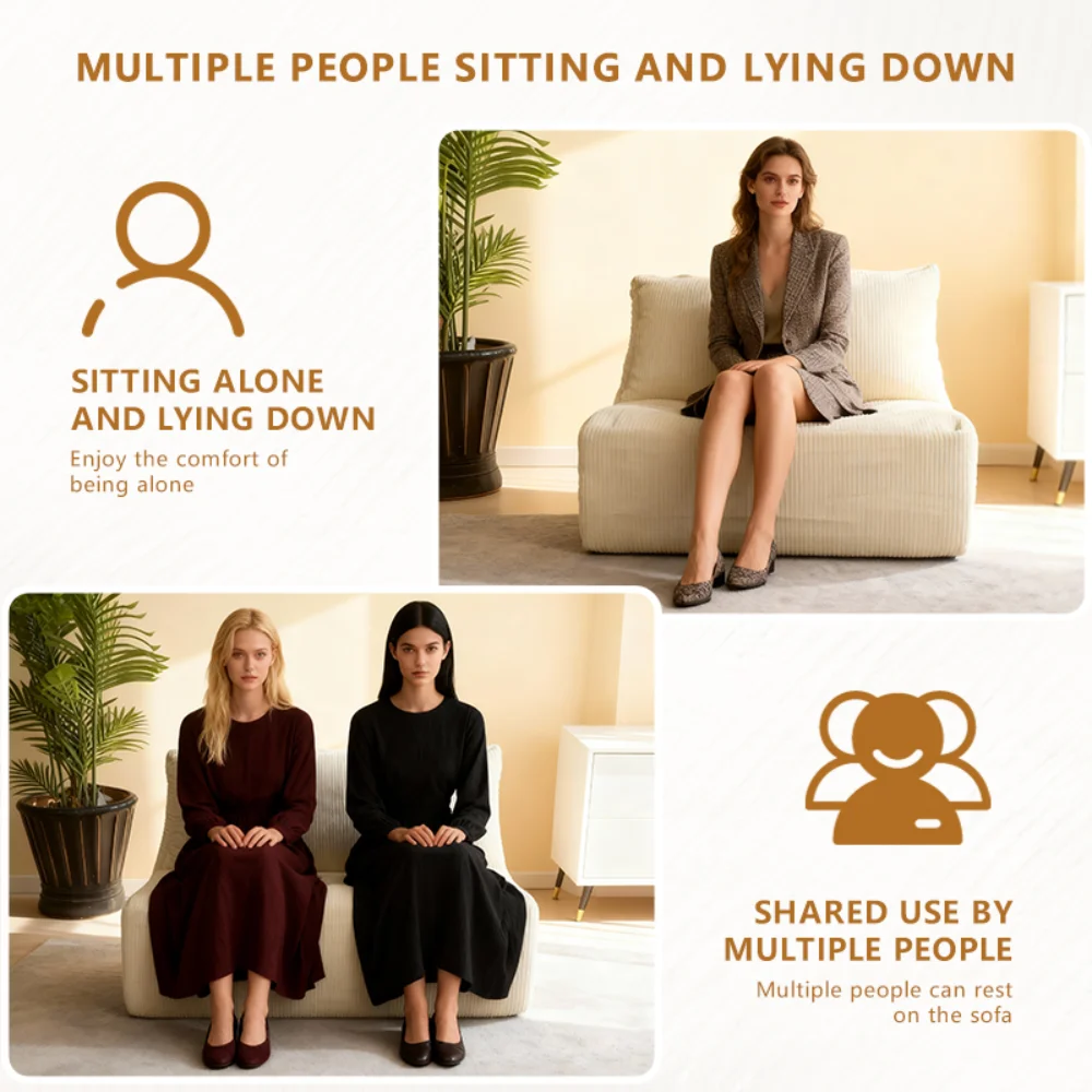 كرسي أريكة مريح للغاية بدون عظم، دعم مريح لاسترخاء كامل الجسم، كرسي أرضي مثالي للألعاب والقراءة والم