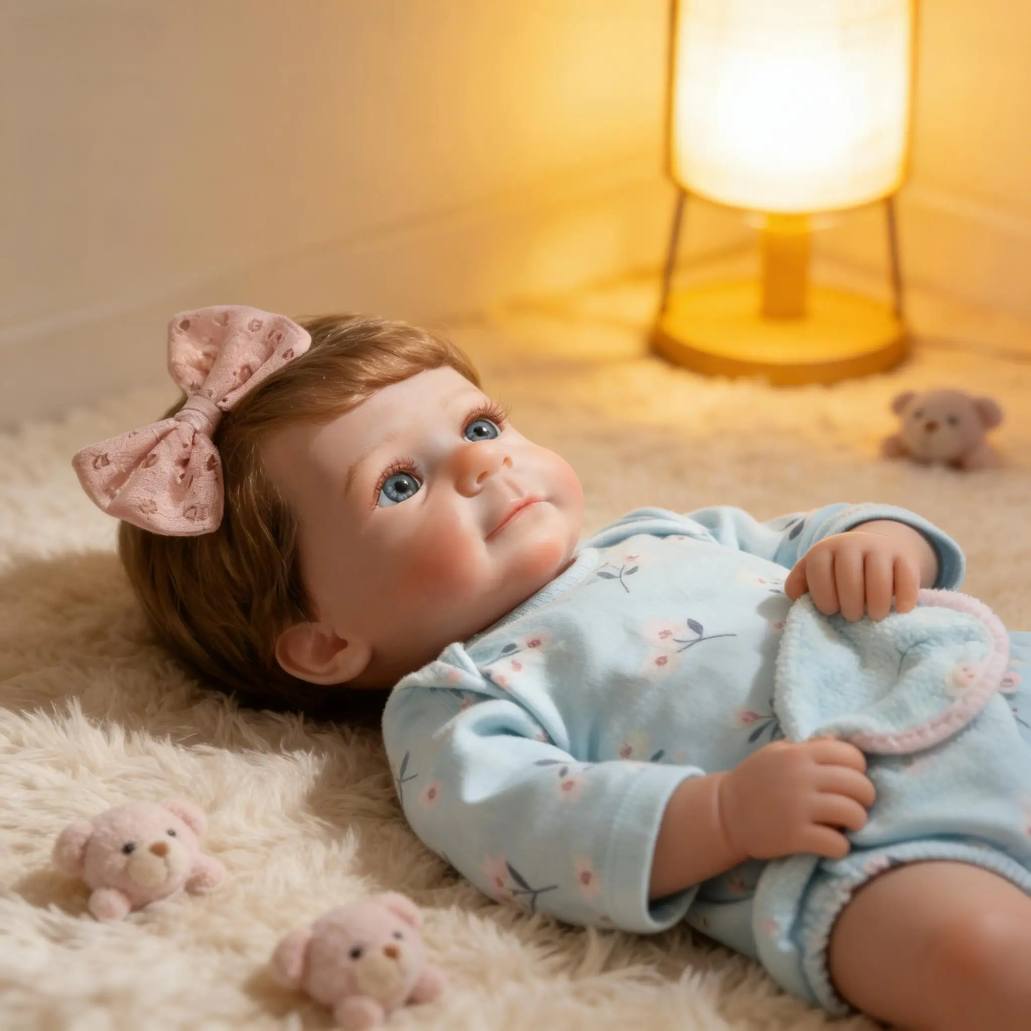 18-Inch Reborn Baby Dolls  - Realistic Newborn, Soft Weighted  Body, Adorable Poseable Real Life Doll– Gift for Kids Age 3+