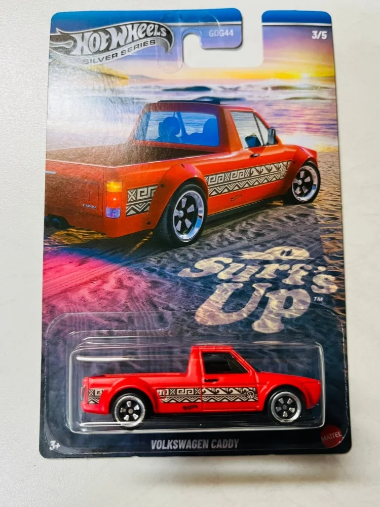 Hot Wheels voitures GDG44 plage Surf 77 Dodge Van 62Chevy pick-up Surf caisse 1:64 moulé sous pression modèle de véhicule voitures jouets garçons cadeau