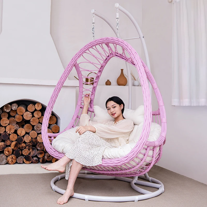 Adults Lazy Hanging Chair Vintage Balcony Outdoor Garden Hanging Chair Swing Room Chaise Suspendue Sitting Room Furniture