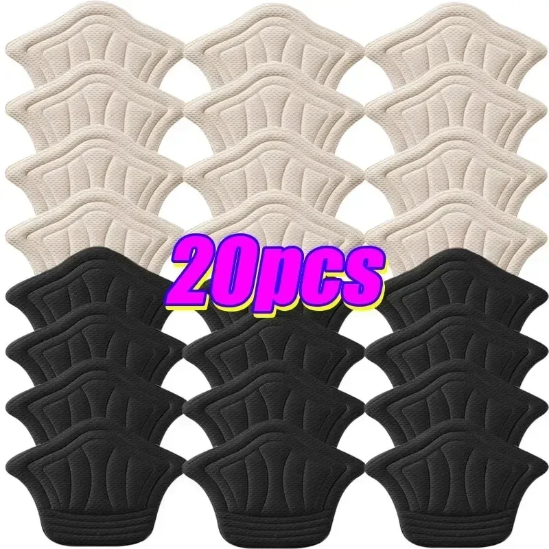 20pcs Insoles Patch Heel Pads for Sport Shoe Adjustable Size Feet Pad Pain Relief Cushion Insert Insole Heel Protector Sticker
