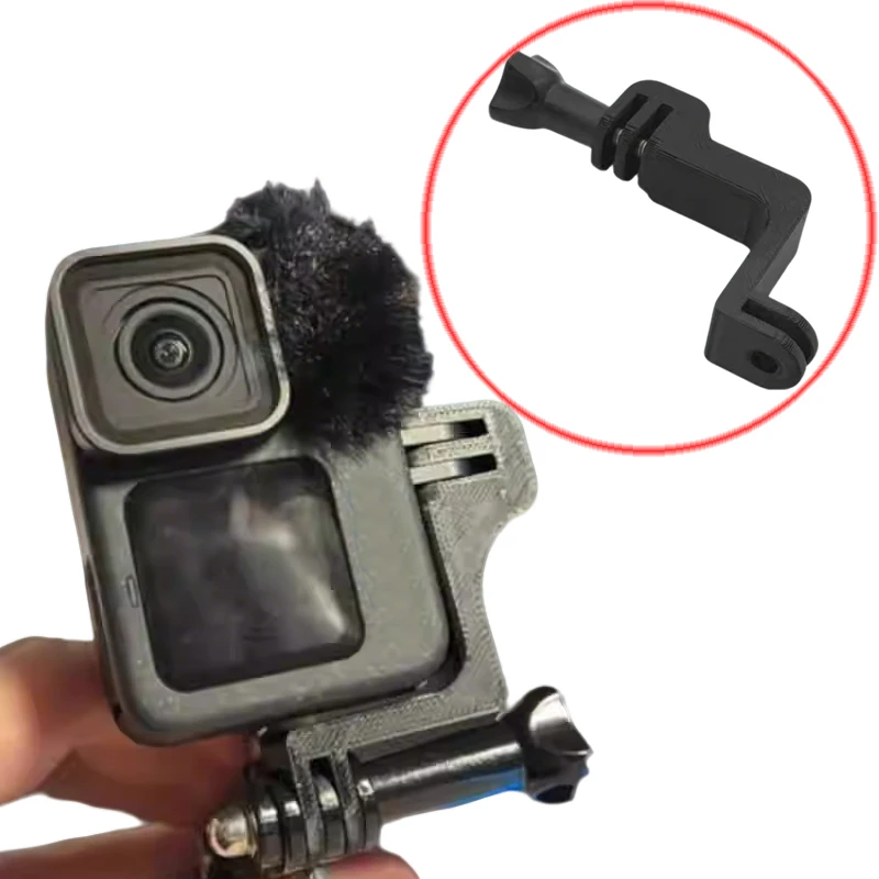 

1PC For GoPro HERO12 Vertical Shooting Adapter Base Portable Bracket Outdoor Travel Selfie Expansion Accessory Easy Installation