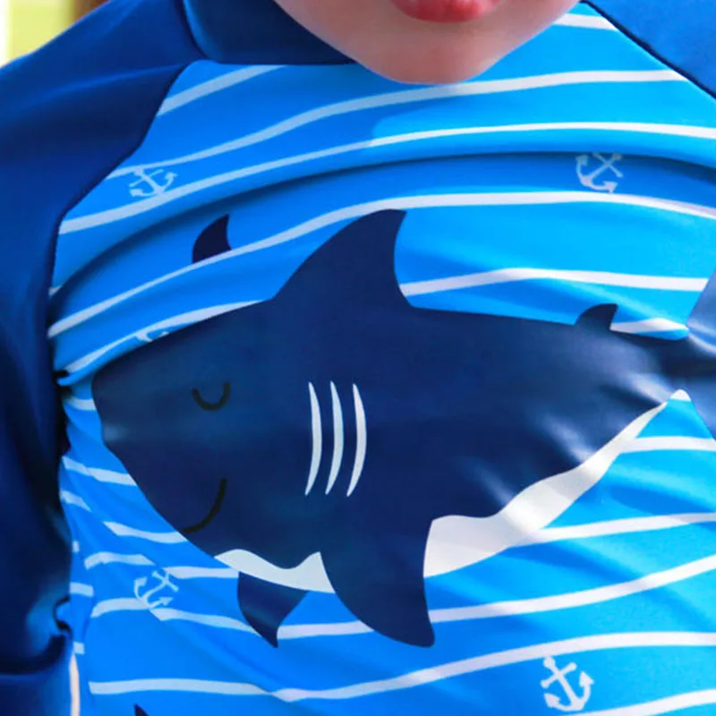 2025 New Boy Girl Swimwear Swim Suits Sun Protective Long Sleeve Children Swimsuits Children's Bathing Suit  Kids Swimming Suits image 5