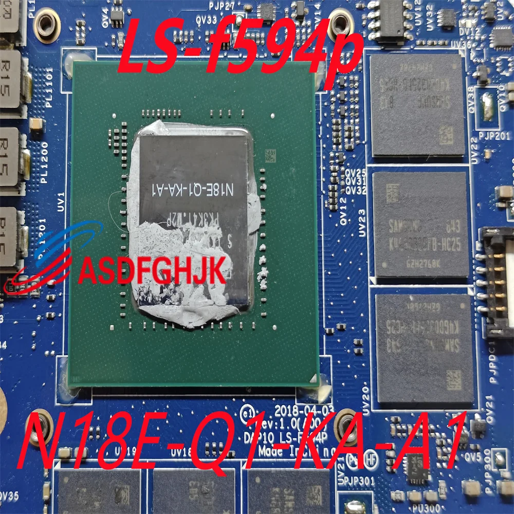 For Dell Precision 7530 7540 Quadro P3200 GDDR5 6GB Video Graphics GPU Card N18E-Q1-KA-A1 P3200M Dap10 LS-f594p