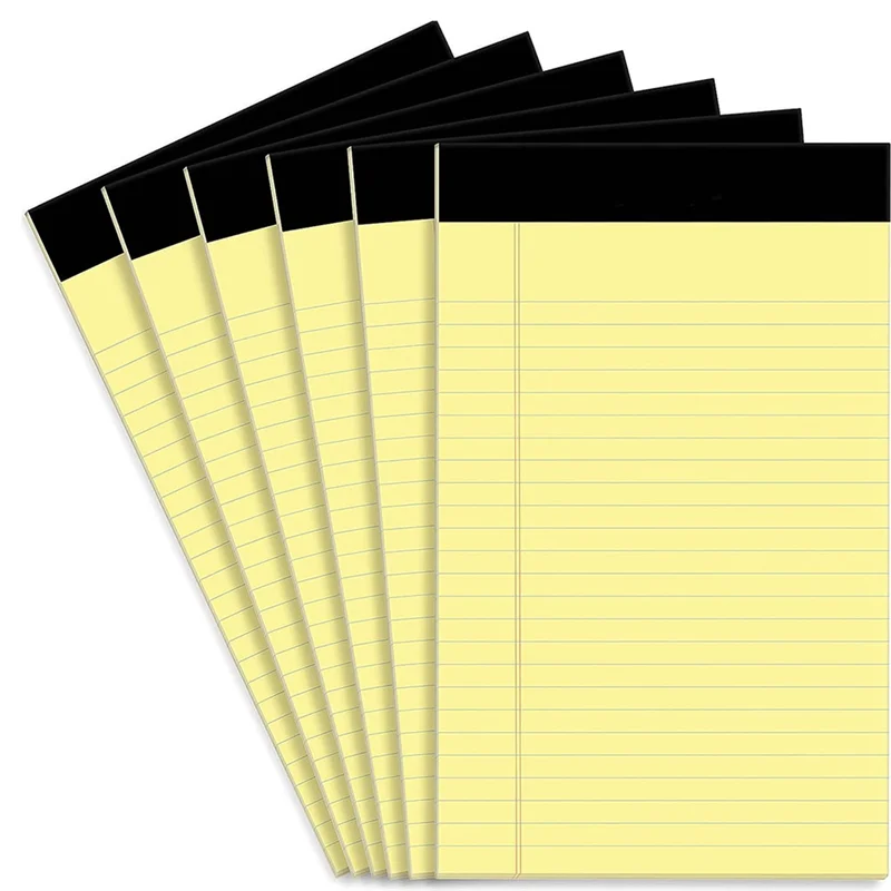 

8Piece Notebook Pads 8.5 X 11 Inches Writing Pads, Wide Ruled Notepads For School, Office