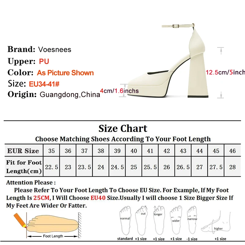 Sexy Side Empty Lady Square Toe High Heels 2024 New Spring 12.5CM Chunk Heel Pumps 4CM Platform Women Buckle Strap Single Shoes