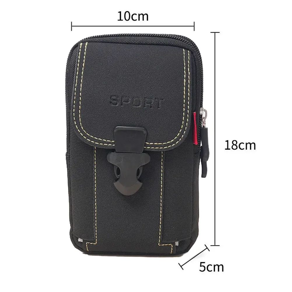 Mann Gürtel Tasche Handy Tasche für Männer Telefon Holster Tasche Molle Taille Tasche Pack Kleine Taktische Duty Gürtel Rucksack Karte Halter – Detail 3